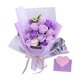 thumbnail image 1 of Ramo Jabón Flor Día De San Valentín Fiesta Novia Aniversario Boda Violeta, 1 of 5