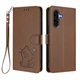 thumbnail image 1 of Samsung Galaxy A17 Funda Billetera con Ranuras para Tarjetas, Marrón, 1 of 6