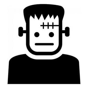 Rienda Libre Graphics - Decomural Frankenstein Monster Halloween Ws-17116