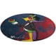 thumbnail image 1 of Conde Duckula Alfombra Redonda de Felpa Coral, Antideslizante, No Desprende Pelusas, Lavable y Duradera para Salón, Dormitorio y Habitación de Niños 60cm, 1 of 6