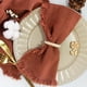 thumbnail image 1 of Servilletas De Tela Suxumhao Con Borlas Naranja 4 Pzas, 1 of 4