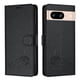 thumbnail image 1 of Funda tipo cartera FOXDOCK para Google pixel 8 con soporte, ranuras, RFID, diseño de gato, 1 of 5
