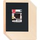 thumbnail image 1 of Pizarra de tiza Plaid 22x27 cm paquete de 6 con marco de madera, 1 of 9