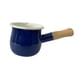 thumbnail image 3 of Mini Cacerola Para Salsa De 17 Oz Con Mango De Madera Para Calentar Leche, Derretir Mantequilla, Café, Azul, 3 of 5
