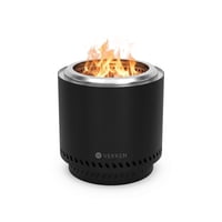 Verken - Brasero Sin Humo Brann Acero Inoxidable 304 L + Acc / 50 Cm - Negro