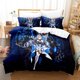 thumbnail image 1 of Honkai Impact Cartoon Girls Quilt Duvet Cover Set Doona Cover Comforter Cover3-Piece Bedding Set, 1 of 5
