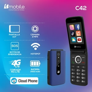 Bmobile Celular C42 Clamshell 4G Wifi