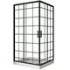 thumbnail image 2 of Shower Door Joytek Recto Cuadros Negros 100x70x198cm con Receptáculo, 2 of 6