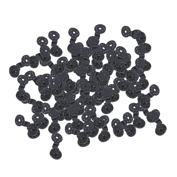 100 Uds Clips De Gancho Para Sombrilla Red Antiaves Para Exteriores Clips De Tela Para Sombra De Patio Trasero Grandes