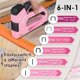 thumbnail image 2 of Grapadora de tapicería Staple Gun SHALL 6 en 1, color rosa, muy resistente, 2 of 8