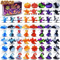 Halloween Party Favors Zeayou, 80 Unidades, Con Llavero Mini Pop Para Niños