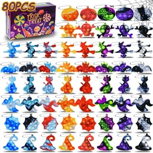 Halloween Party Favors Zeayou, 80 Unidades, Con Llavero Mini Pop Para Niños