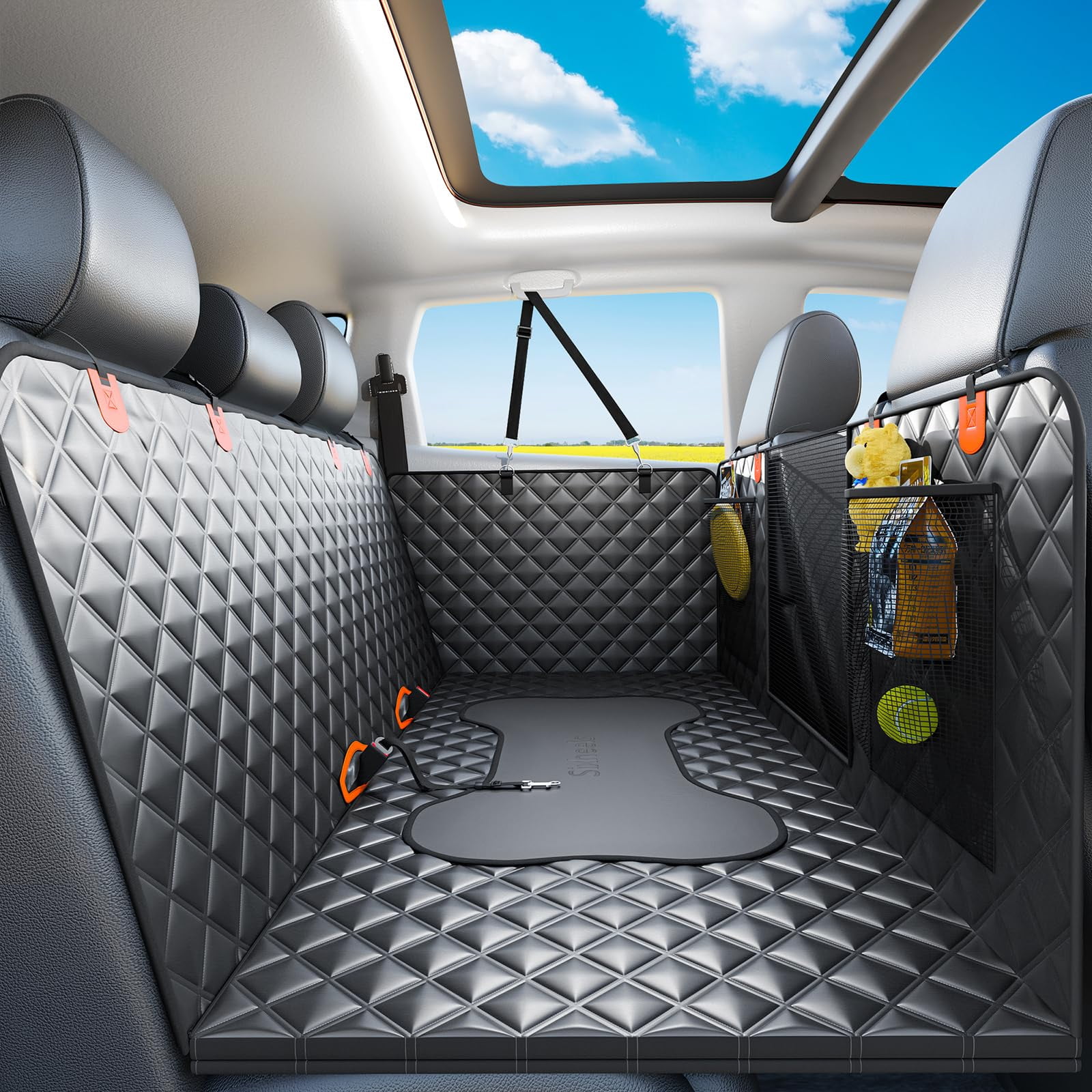 Funda Protectora Impermeable Para Asiento Trasero De Auto Para Perros Sixheels