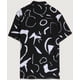 thumbnail image 3 of Camisa Saronite Geo Shapes Negro Hombre, 3 of 4