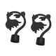 thumbnail image 2 of 2x Cortina Polo Ends Cortinas Carril Tapa De La Cabeza Polo Curtain Rod Finials Para El Hogar Estilo A, 2 of 5