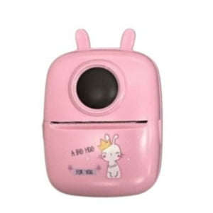Click Ventas - Mini Impresora Fotos Portátil Niños Electrónico Bluetooth Rosa