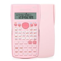 Calculadora Científica Niodel 240 Con Funciones Para Estudiantes, Color Rosa
