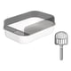 thumbnail image 5 of Caja De Arena Para Gatos, Inodoro, Conejo, Baño Profundo, Orinal, Bandeja De Arena Para Mascotas, Color Blanco, 5 of 5