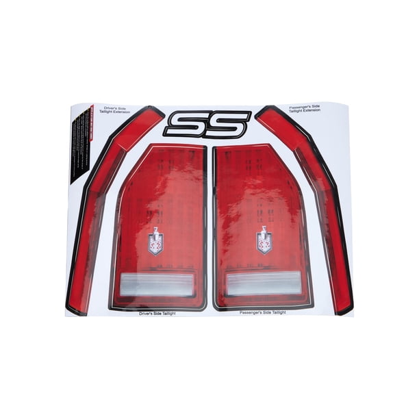 Kit de calcomanías Allstar Performance Monte Carlo SS en la parte trasera, paquete de 1 unidad