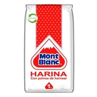 Harina Con Polvos De Hornear Bolsa 1 Kg Mont Blanc