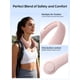 thumbnail image 4 of Ventilador portátil de cuello JISULIFE 4000 mAh, 5 velocidades, rosa, 4 of 9