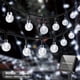 thumbnail image 1 of 1 Packs 64FT 100 LEDs IP65 Crystal Globe Solar String Lights, Outdoor Waterproof Solar Outdoor Lights, With 8 Lighting Modes, Halloween Decorations Lights Outdoor, For Garden Tree Patio Party Christma, 1 of 5
