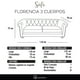 thumbnail image 3 of Sofa Florencia 3 Cuerpos Cuero Colorado Caramelo., 3 of 6