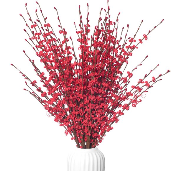 Planta Artificial Wolpark 75 cm Rojo 10 piezas de jazmín