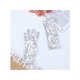 thumbnail image 5 of GUANTES DE MUÑECA CON LENTEJUELAS PARA MUJERES INSPIRE CHIC PARA EL REGRESO A CLASES, MANGAS BRILLANTES DE DEDO COMPLETO PARA FIESTA, BANQUETE, DISFRAZ, VESTIDO DE PROMOCIÓN, BLANCO, 5 of 5