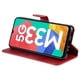 thumbnail image 5 of Funda Billetera para Samsung Galaxy M33 5G con Porta Tarjetas y Soporte Ajustable Rojo, 5 of 6