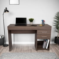 Tuhome - Escritorio 2 Cajones Ibare 75X120X45,7 Cm Milan