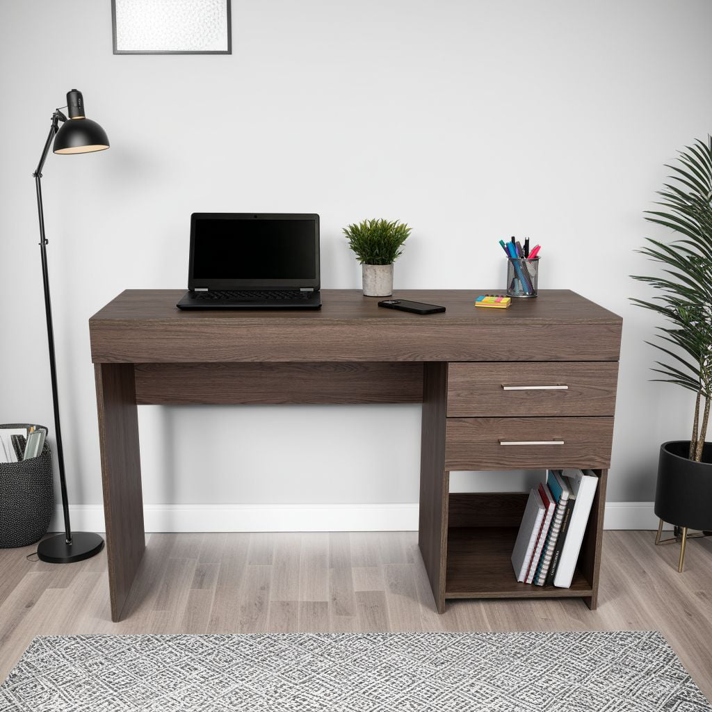 Tuhome - Escritorio 2 Cajones Ibare 75x120x45,7 Cm Milan