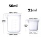 thumbnail image 4 of Set de Vasos de Precipitados Young4us 500 ml‑25 ml Polipropileno 5 unidades, 4 of 7