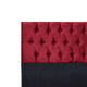 thumbnail image 2 of Respaldo King Piso Capitone Premiun 180x140 Cm Rojo Felpa, 2 of 3
