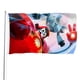 thumbnail image 1 of Bandera Temática Super Hermanos Robot Gigantes Desmarcar 60x90 cm, 1 of 6