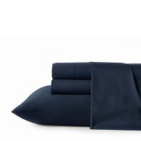 Juego De Sábanas Nautica Home 4 Piezas Microfibra 2 Plazas Azul Marino