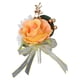thumbnail image 4 of Broche Romántico Para Boda, Flor En El Ojal, Pin Para Traje, Para Bodas, Eventos, Fiestas, Color Naranja, 4 of 5