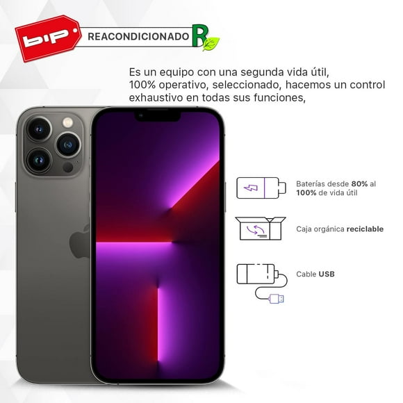 Iphone 13 Pro Graphite 128gb Grado A Reacondicionado