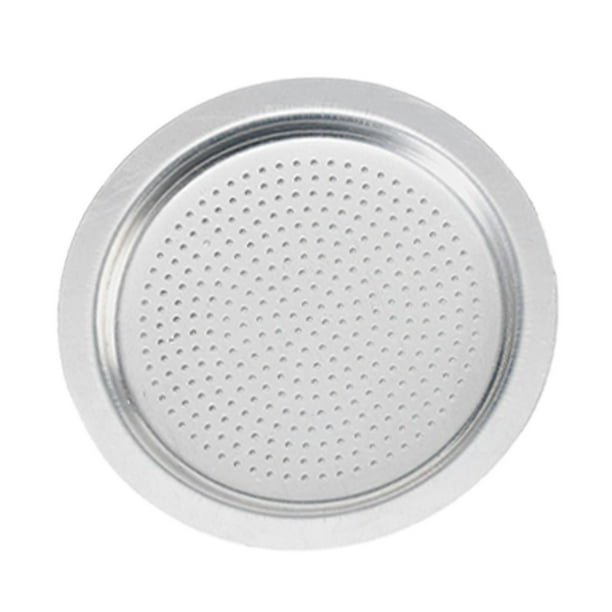 Filtro de repuesto para cafetera Espresso, pantalla de filtro fino portátil, filtro de embudo Universal para olla para cocina, fácil de limpiar 75 cm x 61 cm x 03 cm