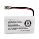 thumbnail image 1 of Batería para teléfono inalámbrico Uniden BT1007 de níquel-cadmio 500 mAh, 1 of 2
