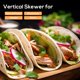 thumbnail image 5 of Brocheta para parrilla Fengzhe Al Pastor de acero inoxidable con accesorios, 5 of 9