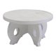 thumbnail image 3 of Soporte Para Macetas, Estante Para Macetas, Estante Esquinero Para Balcón, Soporte Redondo De Madera Para Plantas, Color Blanco, 3 of 5