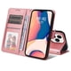 thumbnail image 4 of Funda Billetera para iPhone 14 Pro Max con Porta Tarjetas y Soporte Ajustable Rosa, 4 of 6
