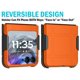 thumbnail image 4 of Funda y soporte de cinturón Nakedcellphone para Motorola RAZR 2024/2025/2026 Naranja, 4 of 9