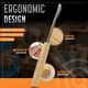 thumbnail image 5 of Juego de herramientas para tallar madera Schaaf, 12 cinceles con funda de lona, 5 of 9