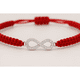 thumbnail image 2 of Pulsera hilo infinito plata 925 protección amor mujer #3, 2 of 3
