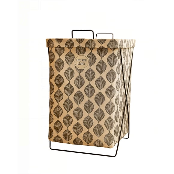 Canastillos De Ropa 36cmx59cm Con Diseño De Hojas