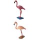 thumbnail image 5 of 2 Piezas Animales En Miniatura Pájaros Modelo Figurita Estatua Scupltue Juguete Flamenco, 5 of 5