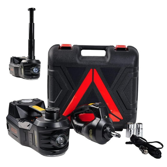 Kit De Gato Eléctrico Rogtz 5 Toneladas 12V Negro