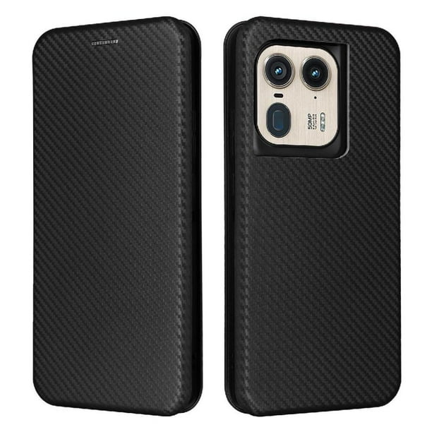 Funda Flip para FOXDOCK Motorola MOTO Edge 50 Ultra 5G - Funda magnética de negocios, funda protectora delgada